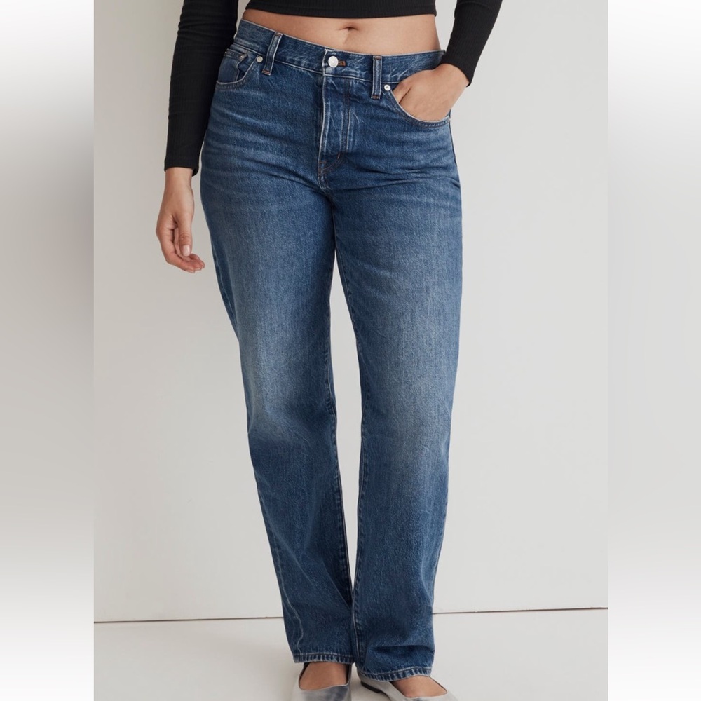 Madewell Low Slung Straight Leg Jean Size 29 90s Loose Fit !